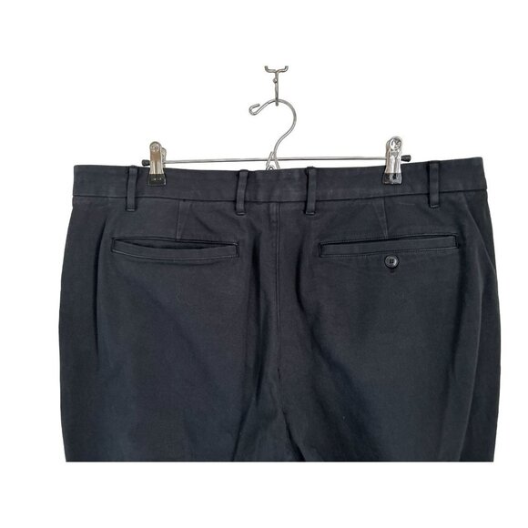 EVERLANE Men's Size 40/30 Slim Fit Black Trousers Pants Cotton Strait Leg - Picture 5 of 9